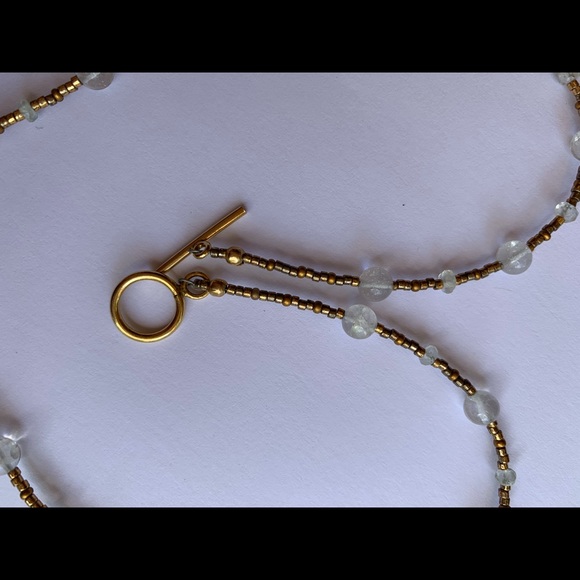 Wisdom in Gemstones hand beaded 19” necklace - Picture 2 of 6